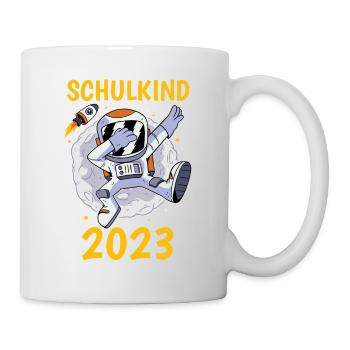 Einschulung 2023 Schulkind Astronaut - Tasse - Weiß - Rechts