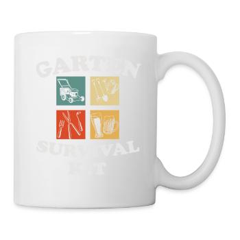 Garten Survival Kit Vintage - Tasse - Weiß - Rechts