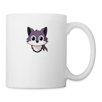 Mignon kawaii wolfhound design pour les amoureux des animaux - Mug blanc - blanc - Droite
