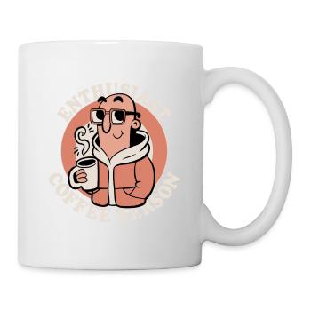 Kaffee-Enthusiast - Tasse - Weiß - Rechts