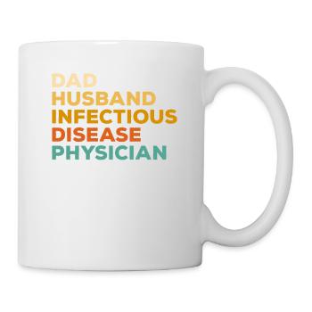 Papa Mari Médecin spécialiste des maladies infectieuses - Mug blanc - blanc - Droite