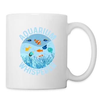 Aquarium Whisperer Aquarium Propriétaire Garde de poissons - Mug blanc - blanc - Droite