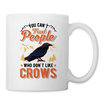 Crow Raven Crow Crow Husbandry Crow Breeder - Mug - white - Right