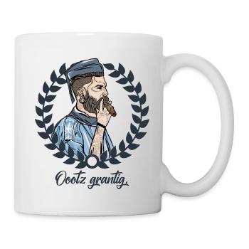 Rieser Grantler // Illustration - Tasse - Weiß - Rechts