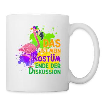 Das Ist Mein Kostüm Ende Der Diskussion - Tasse - Weiß - Rechts