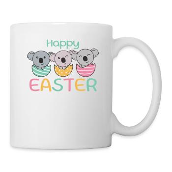 koalas doux pour Pâques avec œufs de Pâques koala - Mug blanc - blanc - Droite