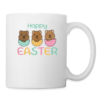 sweet quokkas for Easter with Easter eggs quokka - Mug - white - Right