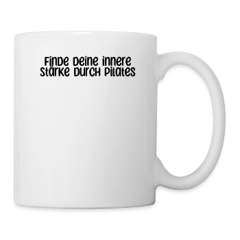 Pilates - Finde deine innere Stärke durch Pilates - Tasse - Weiß - Rechts