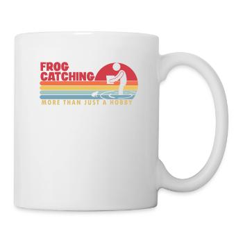 Frog Catching more than a Hobby Tadpole Frog - Mug - white - Right