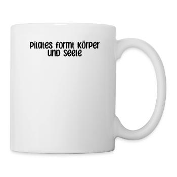 Pilates - Pilates formt Körper und Seele - Tasse - Weiß - Rechts