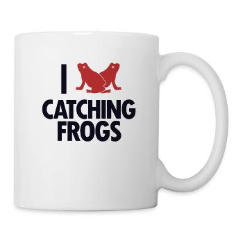 I Love Catching Frogs Tree Frog Toad Frog - Mug - white - Right
