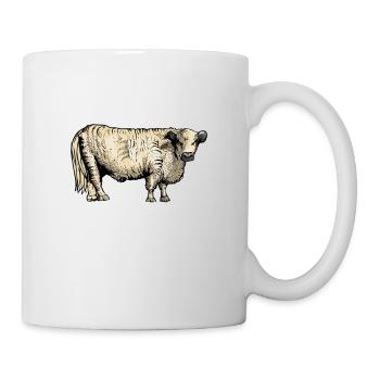 Galloway Rind I Schottland Rinderzucht für - Tasse - Weiß - Rechts
