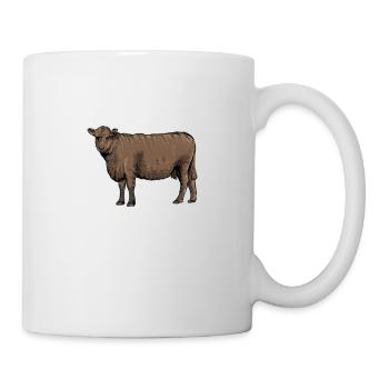 Galloway Rind I Schottland Rinderzucht für - Tasse - Weiß - Rechts
