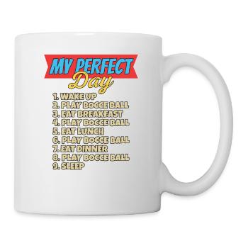 Bocce Bocci Colorful Balls Player I Gift - Mug - white - Right