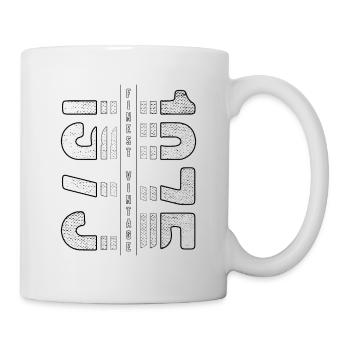 Finest Vintage 1975 Geburtsjahr 1975 Geburtstag - Tasse - Weiß - Rechts