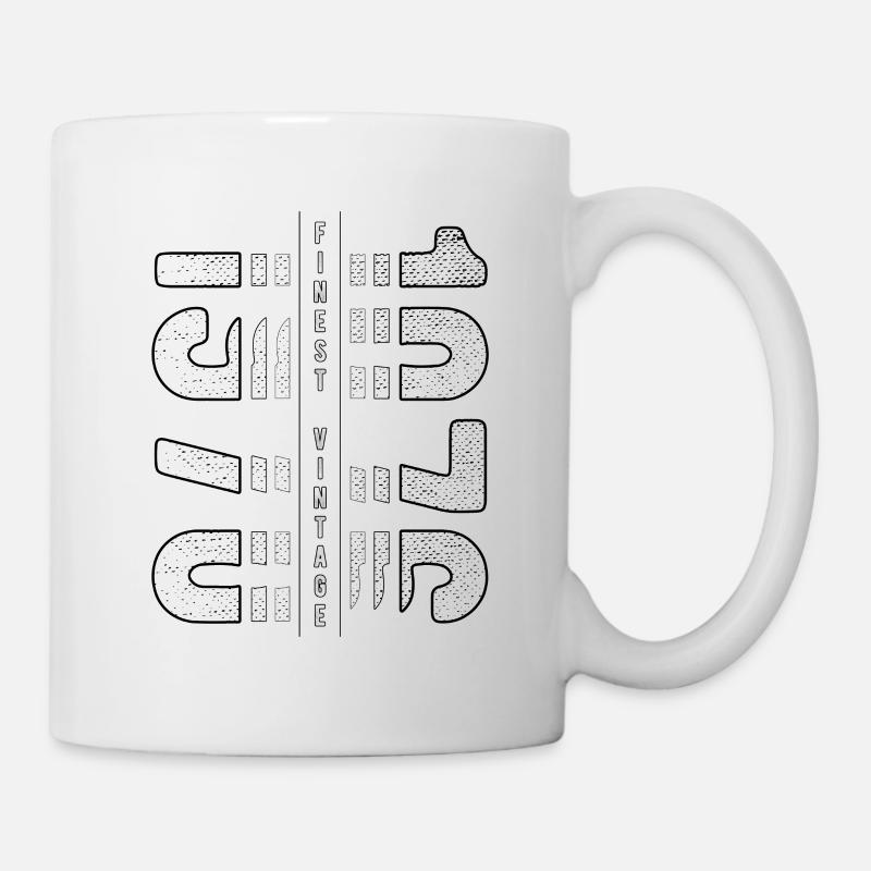 Finest Millésime 1976 Année de naissance 1976 Anniversaire - Mug blanc - blanc