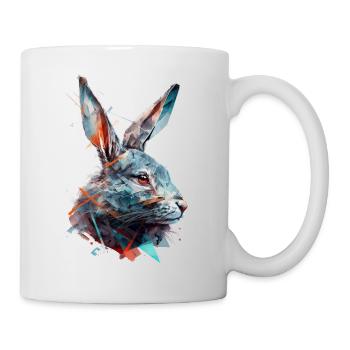 Lapin Art Cadeau Œuvre d’art Fantaisie Lapin - Mug blanc - blanc - Droite