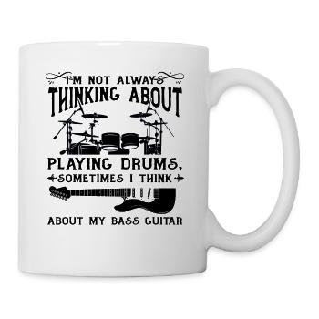 Drum Player Quotes Drummer Quotes - Mug - white - Right