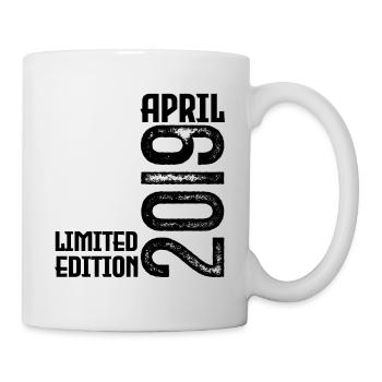 Gift April 2019. Birthday April 2019. April. - Mug - white - Right