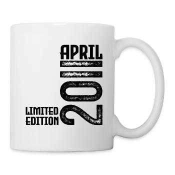 Gift April 2011. Birthday April 2011. April. - Mug - white - Right