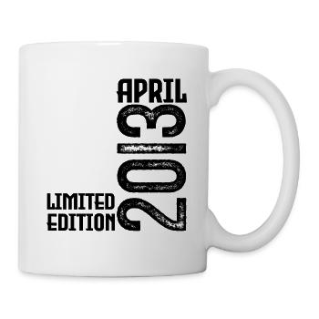 Gift April 2013. Birthday April 2013. April. - Mug - white - Right