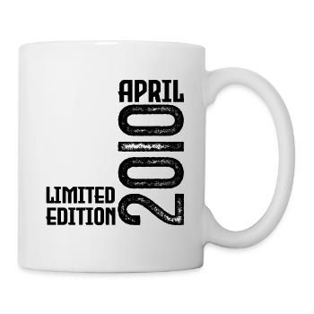 Gift April 2010. Birthday April 2010. April. - Mug - white - Right