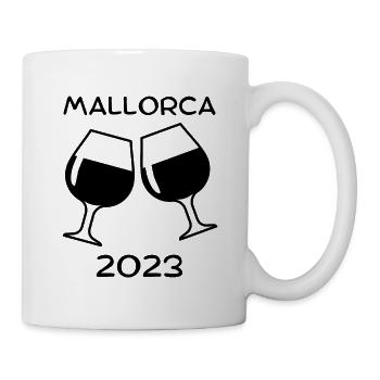 Auf nach Mallorca! Für Malle Fans - Partydesign! - Tasse - Weiß - Rechts