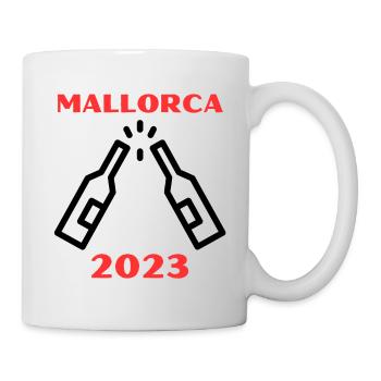 Auf nach Mallorca! Für Malle Fans - Partydesign! - Tasse - Weiß - Rechts
