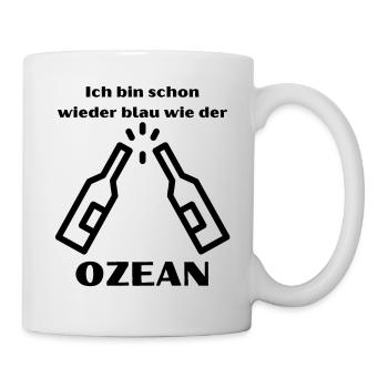 Mallorca 2023 Party Hit Malle - Feiern, Bier, Spaß - Tasse - Weiß - Rechts