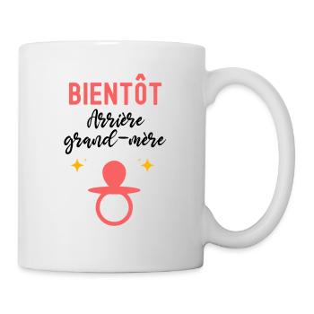 Bientôt arrière-grand-mère cadeau grossesse - Mug blanc - blanc - Droite