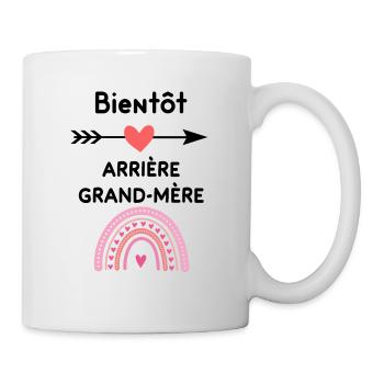 Bientôt arrière-grand-mère cadeau grossesse - Mug blanc - blanc - Droite