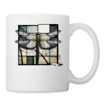 Dragonfly Insects Art Gift Animal Lovers - Mug - white - Right