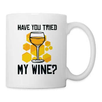 Honig Wein Met Biene Heimbrauer Viking - Tasse - Weiß - Rechts