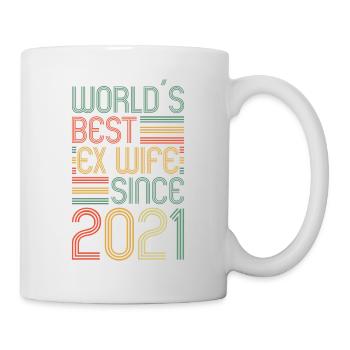 Worlds Best Ex Wife since 2021 Divorce - Mug - white - Right