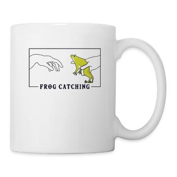 Michelangelo Création d’Adam Frog Catching - Mug blanc - blanc - Droite