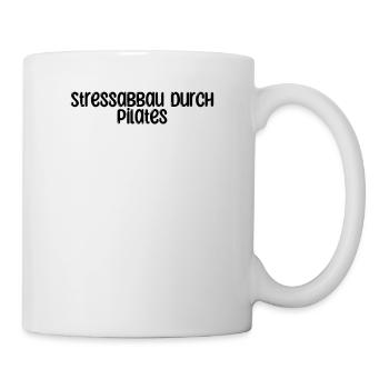 Pilates - Stressabbau durch Pilates - Tasse - Weiß - Rechts
