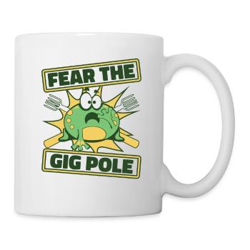 Fear The Gig Pole Toad Tadpole Tree Frog - Mug - white - Right