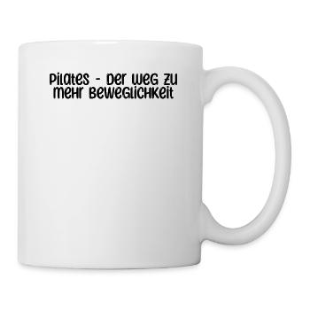 Pilates - Pilates - der Weg zu mehr Beweglichkeit - Tasse - Weiß - Rechts