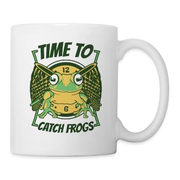 Il est temps d’attraper des grenouilles arboricole crapaud attrape-grenouilles - Mug blanc - blanc - Droite