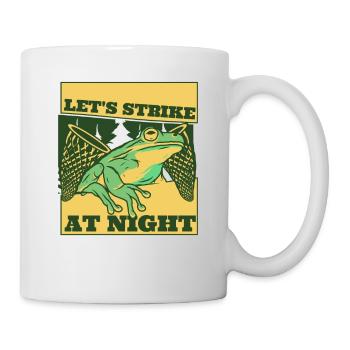 Let's Strike At Night Toad Tadpole Frog - Mug - white - Right