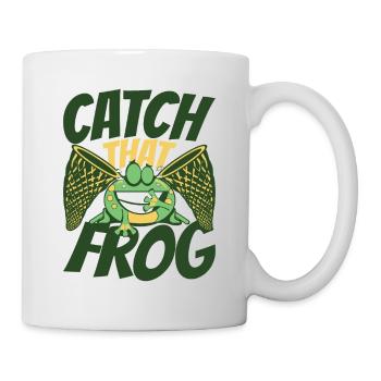 Catch That Frog Laubfrosch Kröte Kaulquappe - Tasse - Weiß - Rechts