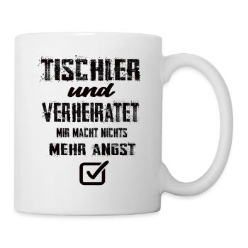 Tischler - Tasse - Weiß - Rechts