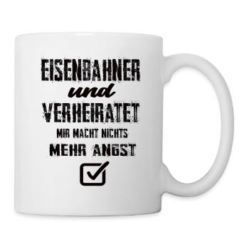 Eisenbahner - Tasse - Weiß - Rechts