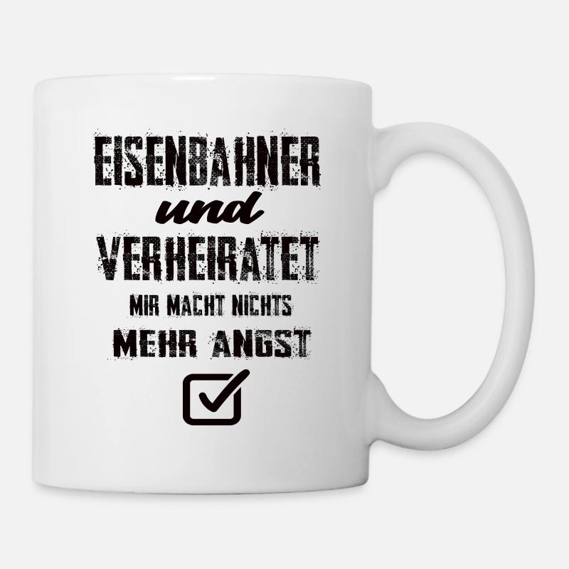 Eisenbahner - Tasse - Weiß