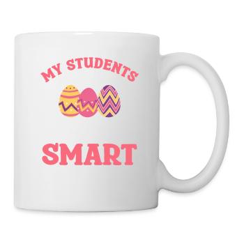 Meine Schüler sind Eier enorm kluge Lehrer - Tasse - Weiß - Rechts