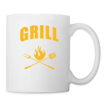 Grill Sergeant Funny BBQ Grill Meat Lovers - Mug - white - Right