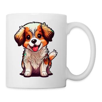 Irrésistible motif de chien - Mug blanc - blanc - Droite
