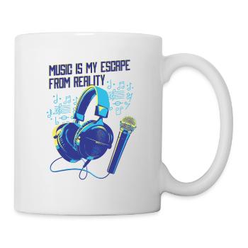 Sänger Band Singen Hobbysänger Gesang Musiker - Tasse - Weiß - Rechts