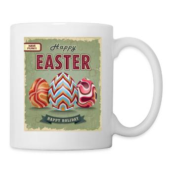 Happy Easter Amo - Mug blanc - blanc - Droite