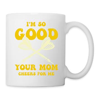 Club de sport de fléchettes, jeu de fléchettes, fléchettes sportives Arrow - Mug blanc - blanc - Droite